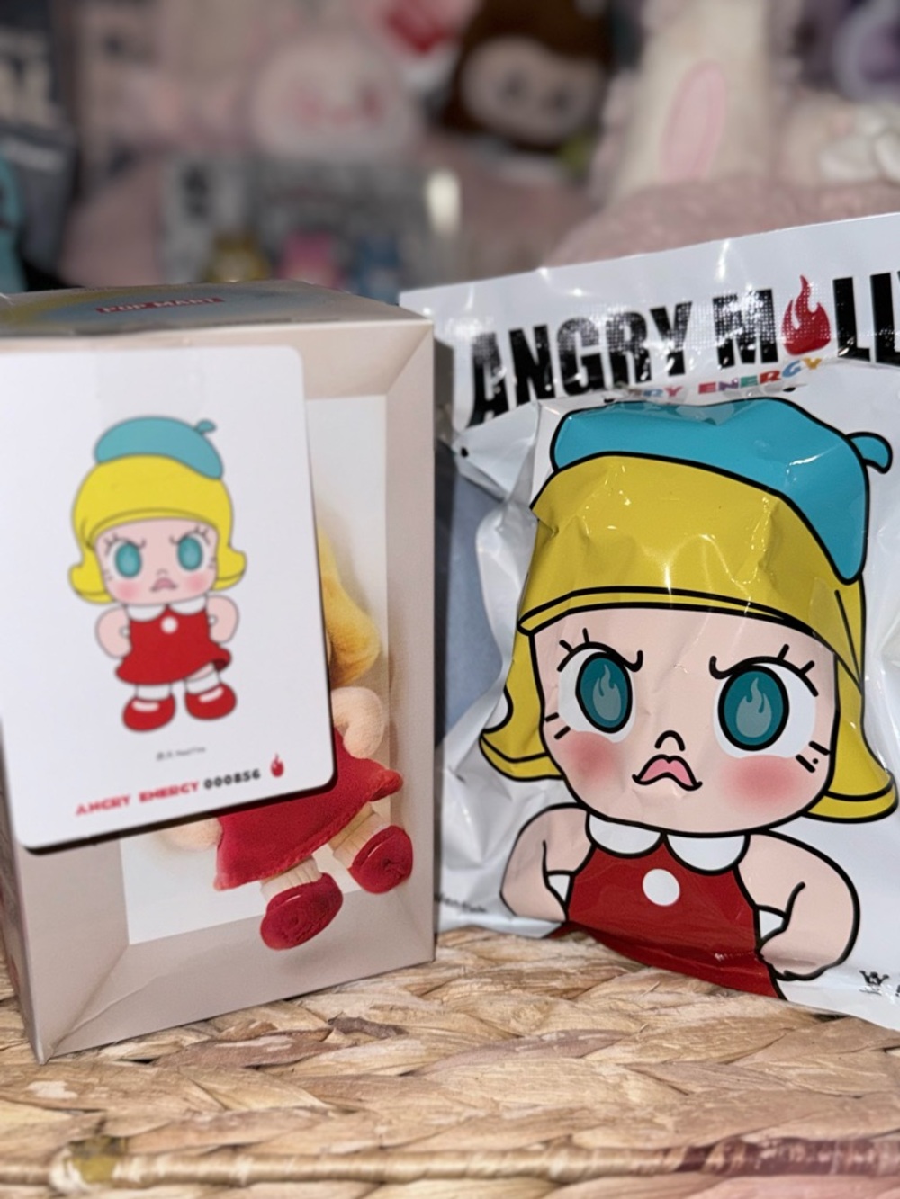 Angry Molly “Red Fire” Plush Keychain - Confirmed ✨